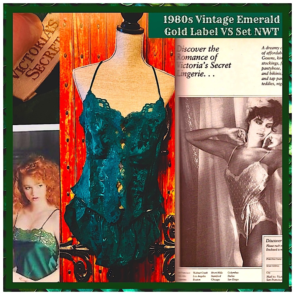 Victoria’s Secret Vintage Gold Label Set NWT L